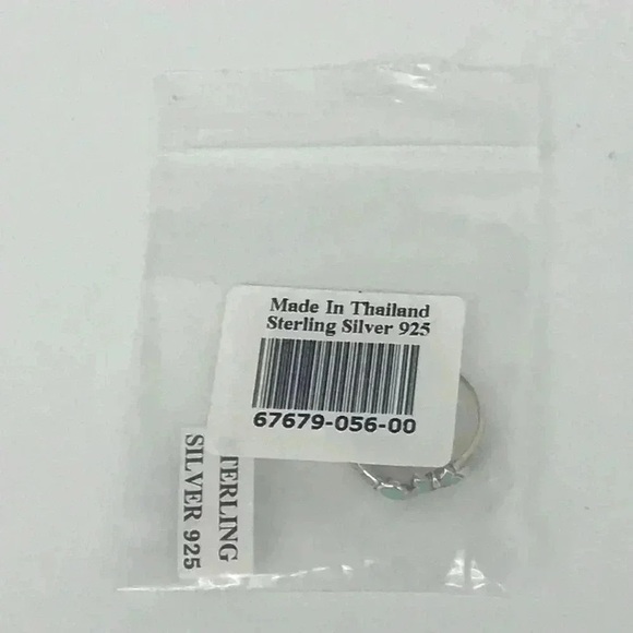 925 STERLING SILVER TOE RING XS BUTTERFLY STONE OPEN BEACH VACATION JEWELRY - Picture 7 of 8